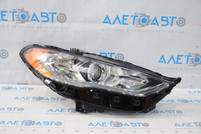 Front right headlight complete Ford Fusion mk5 17-20 halogen, with DRL