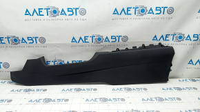 Center console trim side left Honda Civic X FC 16-21 black, scratches