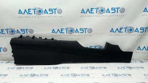 Center console trim side right Honda Civic X FC 16-21 black, scratches