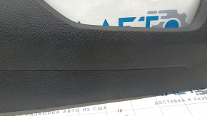 Center console trim side right Honda Civic X FC 16-21 black, scratches