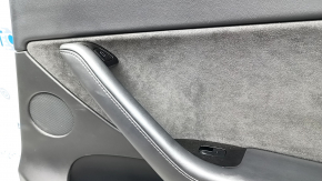 Door trim card rear right Tesla Model Y 20 - leather black, type 1, with speaker, with suede insert, with window lift control, with door opening button