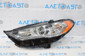 Front left headlight complete Ford Fusion mk5 17-20 halogen, with DRL