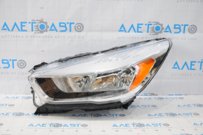 Headlight front left bare Ford Escape MK3 17-19 rest halogen light with mount