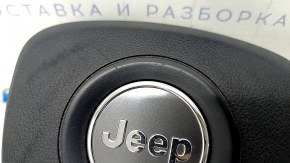 Airbag in the steering wheel driver's Jeep Grand Cherokee WK2 14-18 black, scratches, rusty pyropatron