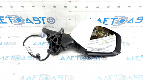 Side mirror right Tesla Model Y 20- 11 pins, white, heated, without overlay