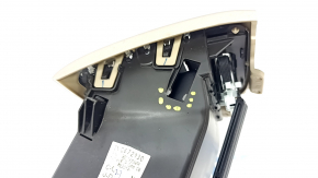 Left dashboard air duct deflector Jeep Grand Cherokee WK2 14-21 with beige trim, broken fasteners