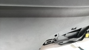 Console center armrest and cup holders Tesla Model Y 20 - leather black, type 2, scratches, bumps, abrasions