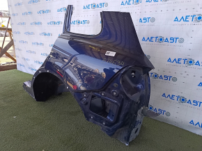Quarter wing rear left VW Touareg 11-17 blue, pokes