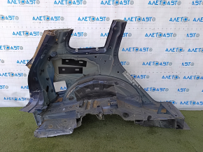 Quarter wing rear left VW Touareg 11-17 blue, pokes