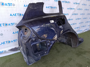 Quarter wing rear right VW Touareg 11-17 blue, pokes