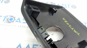 Tesla Model Y 20 Interior Mirror Cover - Upper Type 1, Black, Crack in Mount