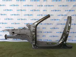 Quarter front left Jeep Cherokee KL 19-21 green, with central pillar