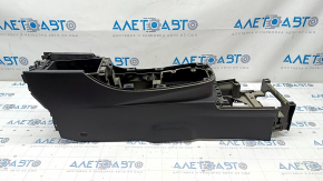 Central console Nissan Leaf 13-17 bare, black, scratches