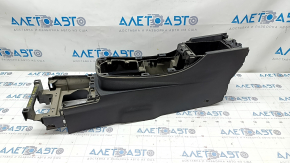 Central console Nissan Leaf 13-17 bare, black, scratches