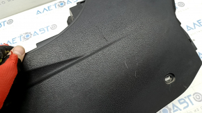 Central console Nissan Leaf 13-17 bare, black, scratches