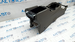 Central console Nissan Leaf 13-17 bare, gray, scratches