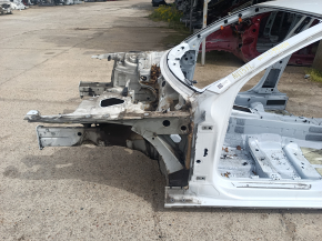 Front left quarter Audi A4 B8 08-16 on the body, white