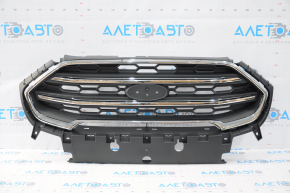 Radiator grill grill Ford Ecosport 18-22 complete without emblem, chrome