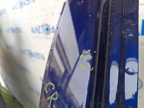 Quarter wing rear right Honda CRV 17-22 blue, pokes, with central pillar