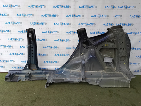 Quarter wing rear right Honda CRV 17-22 blue, pokes, with central pillar