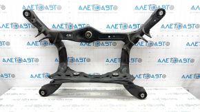 Rear subframe Audi A4 B8 13-16 AWD, 2 silents are torn, 1 silent is cracked