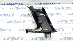 Rear pillar trim left Jeep Grand Cherokee WK2 16- front, black, worn