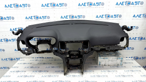 Torpedo front panel with AIRBAG Jeep Grand Cherokee WK2 14-21 black, scratches, rusty squib