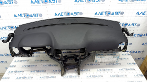 Torpedo front panel with AIRBAG Jeep Grand Cherokee WK2 14-21 black, scratches, rusty squib