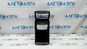 Rear center console trim Lincoln MKX 16 - black, for heated rear row, cracked crepe, scratches