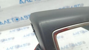 Rear center console trim Lincoln MKX 16 - black, for heated rear row, cracked crepe, scratches