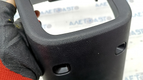 Rear center console trim Lincoln MKX 16 - black, for heated rear row, cracked crepe, scratches