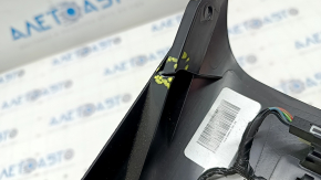 Rear center console trim Lincoln MKX 16 - black, for heated rear row, cracked crepe, scratches