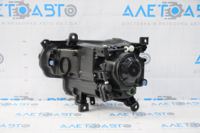 Headlight front right bare Jeep Cherokee KL 14-18 dorest halogen chrome, with electric adjustment, engraving mopar