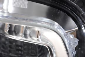 Headlight front right bare Jeep Cherokee KL 14-18 dorest halogen chrome, with electric adjustment, engraving mopar