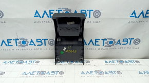Rear center console trim VW Passat b7 12-15 USA black, scratch
