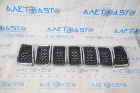 Radiator grill inserts set grill Jeep Cherokee KL 19- chrome