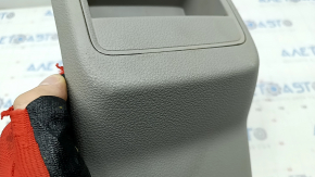 Rear center console trim VW Passat b8 16-19 USA gray, scratches, cracked mount