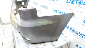 Bare rear bumper Jeep Grand Cherokee WK2 16-21 upper part, for parking sensors, silver, scratches