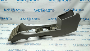 Central console VW Passat b8 16-19 USA bare, gray, scratches
