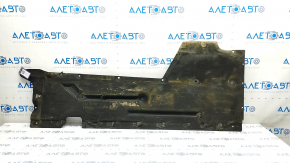 Front right underbody protection BMW 4 F32/33/36 14-20 worn, tears