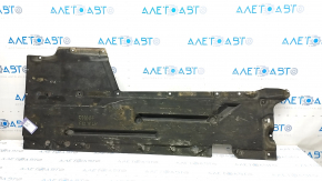 Front left underbody protection BMW 4 F32/33/36 14-20 worn, tears