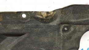 Front left underbody protection BMW 4 F32/33/36 14-20 worn, tears