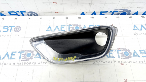 Fog light frame under the left trim Jeep Grand Cherokee WK2 17-21 complete with chrome trim