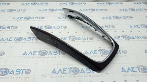 Audi Q5 8R 09-17 center console trim wood grain, scratches