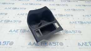 Central cup holder Nissan Rogue 14-16 black, for heated seats, scratch