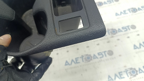 Central cup holder Nissan Rogue 14-16 black, for heated seats, scratch