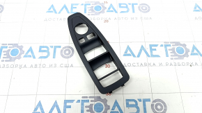 Front left window lift control trim BMW 4 F36 15-20 Gran Coupe, black for auto folding