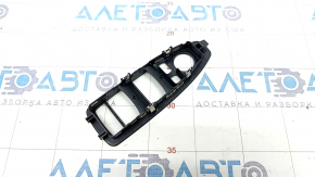Front left window lift control trim BMW 4 F36 15-20 Gran Coupe, black for auto folding