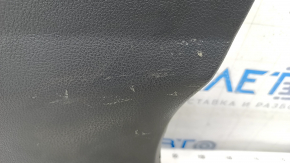 Center pillar trim lower right BMW 4 F36 15-20 Gran Coupe, black, broken mount, scratches