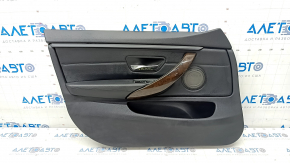Door trim card front left BMW 4 F36 15-20 Gran Coupe, with backlight, leather black